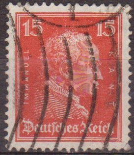 Alemania 1924 Scott 356 Sello º Immanuel Kant 15 Deutsches Reich Allemagne Duitsland Germania Germany Alemagne Deutschland